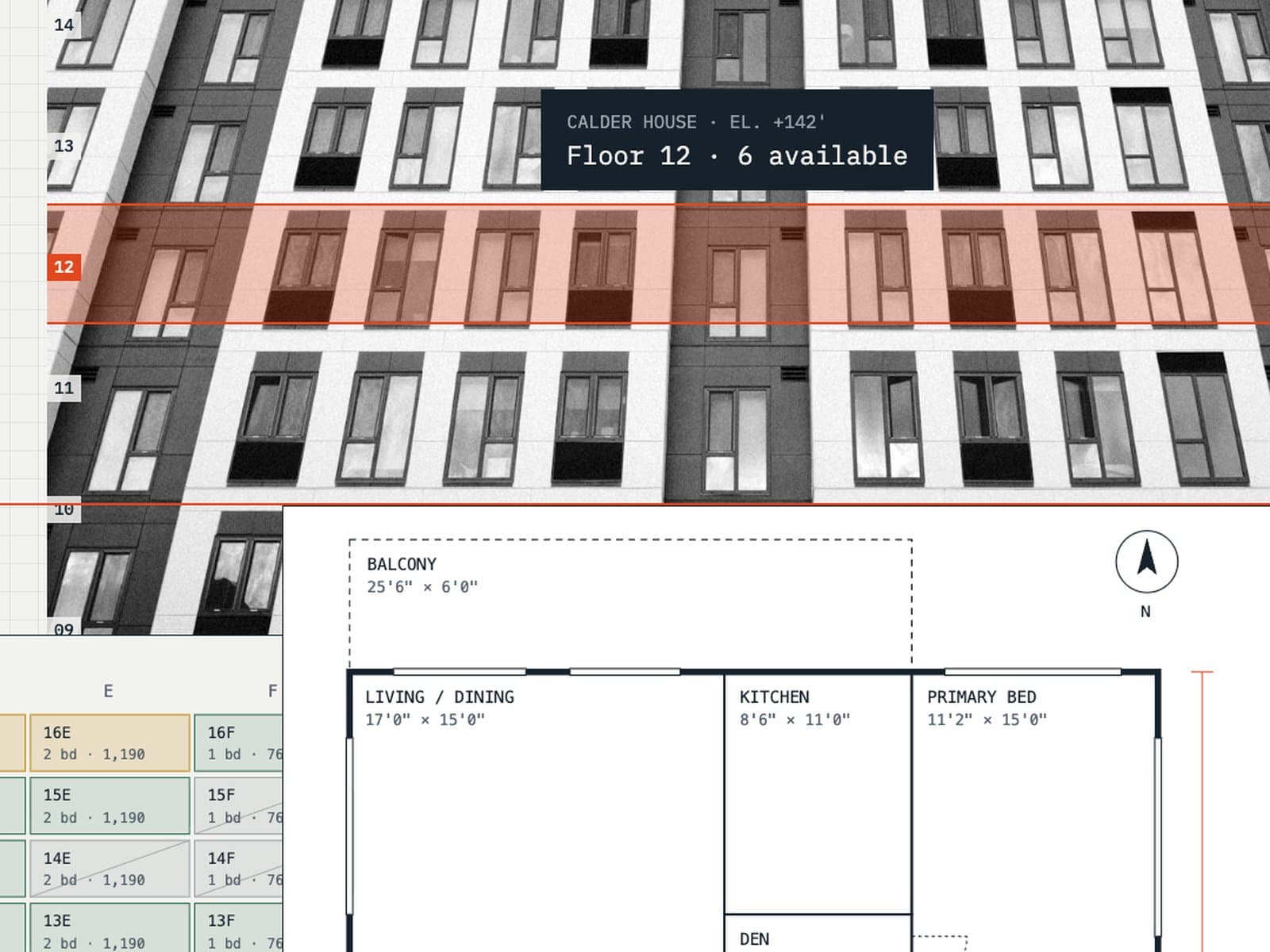 Website for a US home builder with a property catalog